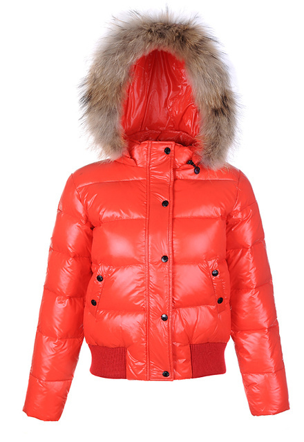 Doudoune Moncler Alpes Femme Rouge